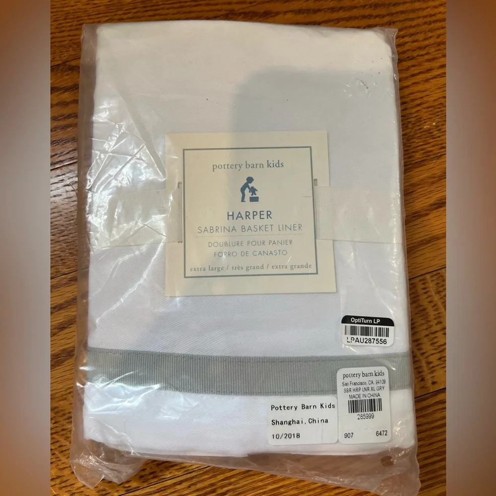 Pottery Barn Kids Harper Sabrina Basket Liner